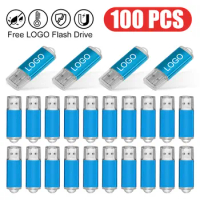 100PCS/lot Colour USB Flash Drive Wholesale 2.0 4G 8G 16GB Memory Stick Pendrive 32GB 64GB 128GB USB Stick Flash Disk Free Laser