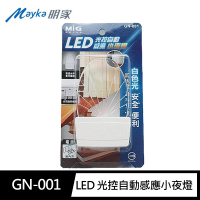 【Mayka明家】GN-001光控LED小夜燈 扇形白光(自動感應 低耗電 低熱能)