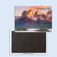 Tourist Souvenirs,Fridge Magnetic,Exquisite Gift 24591, Cuernos del Paine and Pehoe Lake, Patagonia, Chile