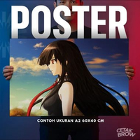 Poster Akame ga Kill Official Visual Art Hiasan Dinding Kamar Eksklusif Dekorasi Seni Premium Gambar