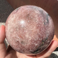 Natural Pink Amethyst Geode Crystal Sphere Stone Ball Room Decor Gemstones Amethyste Chakras Healing Crystals Decoration