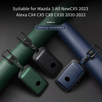 Cover Kunci for Mazda brand 3 All New CX5 2023 Alexa CX4 CX5 CX8 CX30 2020 - 2022 Leather Key Case C