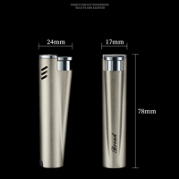 Butane Inflation Gas Torch Lighter Mini Cigarette Gadgets Smoking Accessories Windproof Lighters Permanent Cool Gifts For Men
