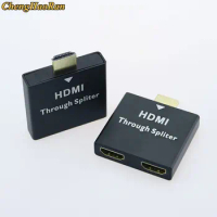 ChengHaoRan HDMI Male To Dual HDMI Female 1 to 2 Way Splitter Adapter For HD TV Hot DH for Xbox Blueray DVD players PS3