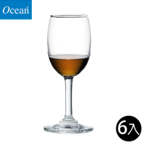 【Ocean】雪莉杯 130ml 6入組 Classic系列(雪莉杯 玻璃杯 高腳杯 烈酒杯 調酒杯)