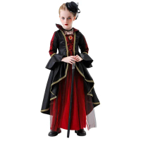 PIKYO Halloween costume, vampire, witch, demon queen, girl's dress, gothic style, demon, Victorian, 