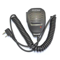 Baofeng UV-5R Handheld Radio PTT Mic Microphone Speaker for UV-5RA UV-5RE UV-3R UV-82 UV-8D BF-888S Kenwood Walkie Talkie