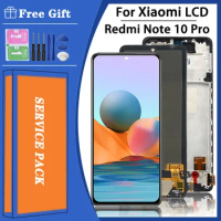 Super AMOLED for Xiaomi Redmi Note 10 Pro M2101K6G LCD Display Touch Screen Digitizer for Redmi Note10 Pro 10Pro M2101K6R LCD