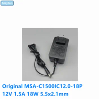 Original MOSO MSA-C1500IC12.0-18P-US 12V 1.5A 18W MSA-C1500IC12.0-18P-DE EU AC Adapter For Hikvision DVR Power Supply Charger