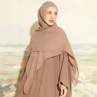 Lozy Hijab - Syifa Khimar Bandana Lozy x Syifa Kamila (Khiban Syari Bahan Voal) Hazelnut