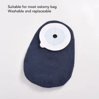Waterproof Ostomy Bag Cover Soft Cotton Breathable Patient Eldely Ostomy Pouch Cover Washable Reusable Portable Home Cove Pouche