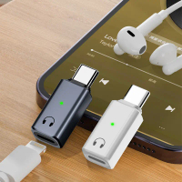 Bộ Chuyển Đổi AUX Âm Thanh Tai Nghe Có Dây, Type-C, Tương Thích Với Lightning, Iphone, IPad, Macbook