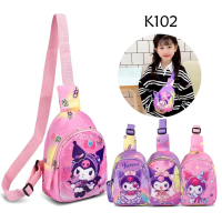 Tas Selempang Anak Kuromi K102 Tas Slingbag Anak Fashion Tas Anak TK / SD