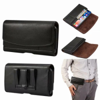 PU Leather Belt Clip Pouch Bag For Samsung Galaxy S10 5G S10+ A10 A20 A30 A40 A50 A60 A70 A80 Waist Horizontal Phone Bag Cover