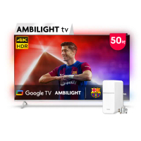 【Philips 飛利浦】50吋 4K AMBILIGHT Google TV智慧顯示器(50PUH8528)