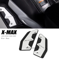 For Yamaha X-MAX 125 250 300 400 XMAX125 XMAX250 XMAX300 2017 - 2022 XMAX400 Motorcycle Footrest Foot Pads Pedal Plate Pedals