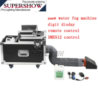Stage effect 3000w water fog machine Low Smoke Machine With fightcase lying ground smoke machine for wedding stage show
