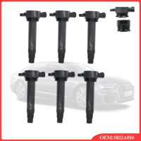 Free Shipping 6pcs Ignition Coil 1832A016 For Mitsubishi Lancer 2.0 2.4 Outlander 3.0 1832 A025 2005-2011 Ignition Coil