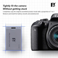 FB LP-E17 USB-C Camera Battery with Type-C Charging Port for Canon R8 R10 R50 R100 RP 850D 800D 760D 750D 77D M6II M5 M3 200DII