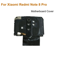 For Xiaomi Redmi Note 8 Pro Motherboard Cover NFC Module Wifi Antenna Signal Cover with Fingerprint Sensor repair Parts