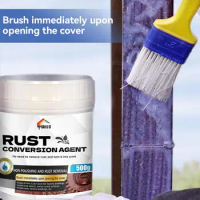 500ml rust converter Rust Converter For Metal Rust Remover Paint Car Paint UV Resistant With Brush Supplies For Home Automotive