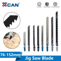 XCAN T Shank Saw Blade 5pcs T111C T118A T127D T144D T244D T318A T344D High Carbon Steel Jig Saw Blade for Wood/Metal Cutting