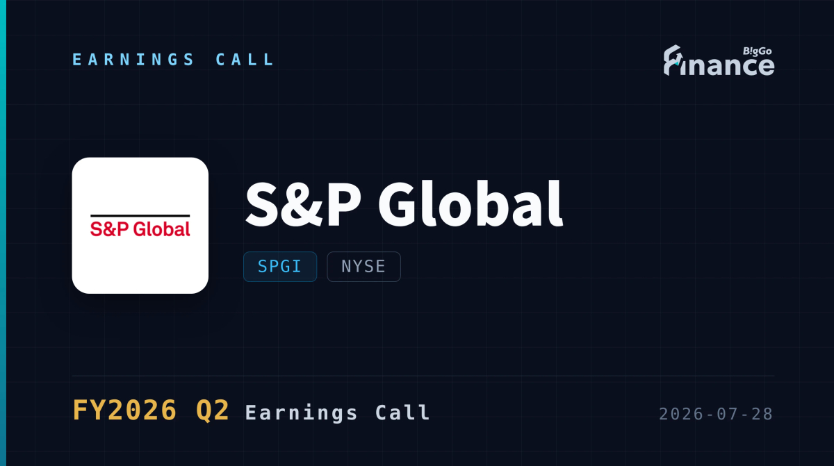 [SPGI Q2 2026 Earnings Call] S&P Global Supercharges Buyback to $7 Billion as Ratings, Indices Propel 11% Revenue Jump, AI Clients Surge