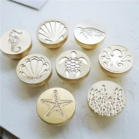 Hippocampus Sea Horse tortoise Sea turtle whale starfish shell octopus Stamp / Wedding Wax Seal Stamp / Sealing Wax Stamp