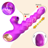 Telescopic Vibrator Heating Thrusting Nipple Sucking Vibrator Clitoral G Spot Dildo Vibrator Stimulator Sex Toys for woman Adult