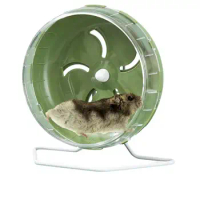 Quiet Hamster Wheel Gerbil Wheel Hamster Wheels Small Animal Toys With Stand Silent Wheel Hamster Exercise Wheels 5.5 Inch Quiet