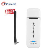 TIANJIE 4G WiFi Router Micro SIM Card Portable Wireless LTE USB Modem 4g Wifi Sim Card Pocket Hotspot Antenna WIFI Dongle