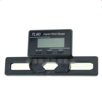 TL90 Digital Pitch Gauge LCD Backlight Display Blades Degree Angle For ALIGN AP800 TREX 450-700