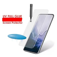 For Google Pixel 7 6 Pro 7Pro 6Pro Screen Protector UV Liquid Glue Tempered Glass Film Google 5 5A 4A 5G 6A UV Protective Glass