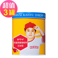【KAWAI 卡歡喜】兒童營養補給球(300粒/罐)x3罐組