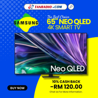 [FREE DELIVERY PROMO] Samsung 55" 65" Smart TV Q60 SERIES> QLED / AU SERIES> 4K UHD  Smart TV evisio