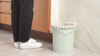 創意衛生間壓圈分類垃圾桶廚房無蓋垃圾簍家用客廳臥室塑料小紙簍