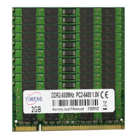 10PCS DDR2 2GB 4GB 8GB SODIMM RAM Notebook Laptop MemoriesPC2 533 667 800 MHz 1.8V Ddr2 Ram