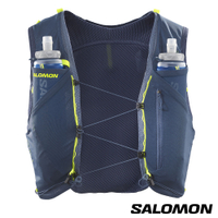 官方直營 Salomon ADV SKIN 5 水袋背包組 白令藍/火石灰