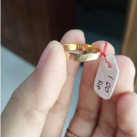 Selia Gold Cincin Nama Emas Muda Asli 1gr Elegan Ring |Cincin Tunanga