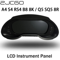 ZJCGO Auto Accessories 12.3“ LCD Instrument Dash Panel Board Meter Screen for Audi A4 S4 RS4 B8 8K Q5 SQ5 8R 2008-2017