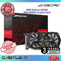 Real and effective ocpc RX 580 se/Xe White 8GB GDDR5 AMD Radeon gaming graphics card-ocvarx580g8se/o