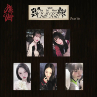 Album Nhung Đỏ, Áp Phích Ảnh Chill Kill PhotoCards, Ver. Irene SeulGi Wendy Joy Yeri, 5 Mỗi Bộ, Thẻ 