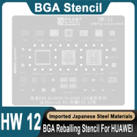 BGA Stencil For HUAWEI NOVA 6 5G Honor V30 HI3690 HI9500 CPU Stencil Replanting tin seed beads BGA Stencil mobile phone repair