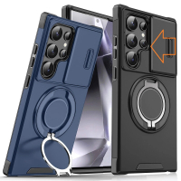 ACE_CASE Samsung Galaxy A56 / A36 領客推窗護鏡頭360度旋轉指環支架手機殼保護殼保護套