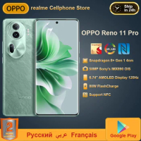 OPPO-Reno 11 Pro 5G Smartphone, Snapdragon 8 +, Gen 1, Octa Core, 6.74 ", 120Hz, 4700mAh, 80W Super VOOC, 50MP