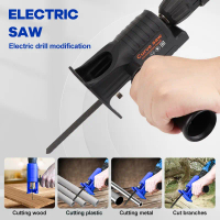 Gergaji Mesin Adapter Reciprocating Adapter Reciprocating Saw Modified Electric Drill Power Tool Ada