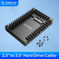 ORICO Hard Drive Caddy 2.5 to 3.5 Support SATA 3.0 To USB 3.0 6Gbps Support 7 / 9.5 /12.5mm 2.5 inch SATA HDD and SSD Tool Free