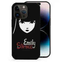 Emily The Strange Emily'S Face Phone Case For Iphone 15 14 13 12 11 Plus Pro Max Mini Xr 7 8 Cover Fiber Skin Case Emily Emily