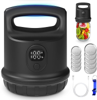 Fully Auto Stop Mason Jar Vacuum SealerUpgrade Smart Vacuum Sealer Kit for Mason Jars Wide & Regular