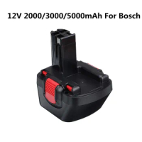 12V 2000/3000/5000mAh Ni-MH Battery For Bosch 12V Drill GSR 12 VE-2 GSB 12 VE-2 PSB 12 VE-2 BAT043 BAT045 BTA120 26073 35430